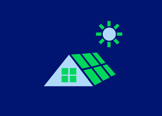Illu zum GLS Solarrechner: kostenloses Solarkonzept