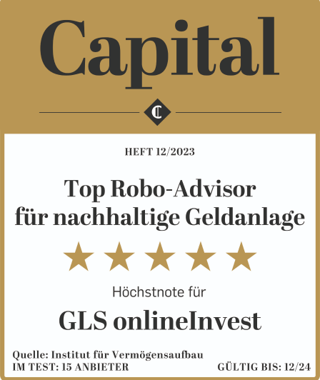Höchstnote für GLS Online Invest