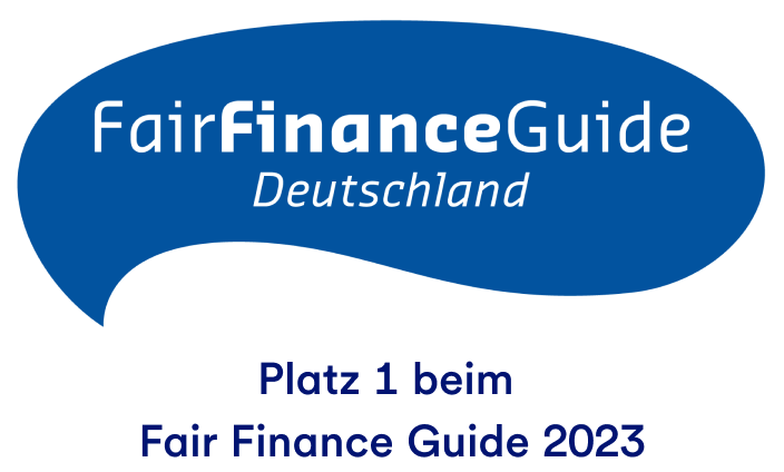 Platz 1 beim Fair Finance Guide 2023
