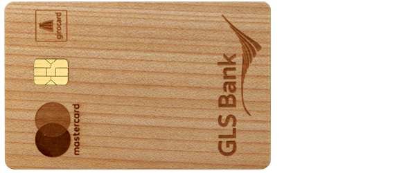GLS Bankkarte aus Holz