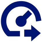 Dynamisch Icon Limit: Geschwindigkeitsmesser mit Nadel fast am Anschlag.