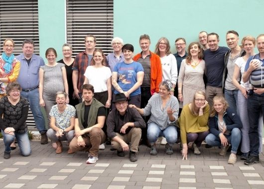 Gruppenfoto der Raumteiler Genossenschaft.