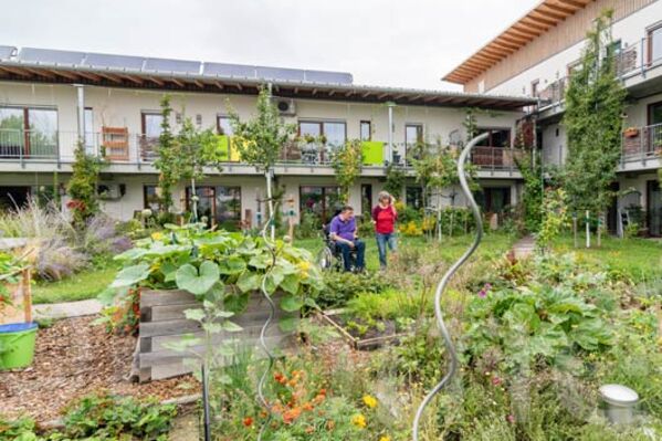 Nutzgarten in einer Pflegeeinrichtung