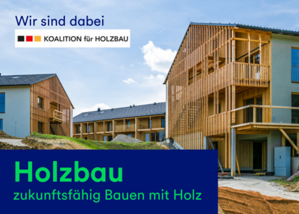 Bauen mit Holz - nachhaltig finanzieren mit der GLS Bank - Koalition für Holzbau