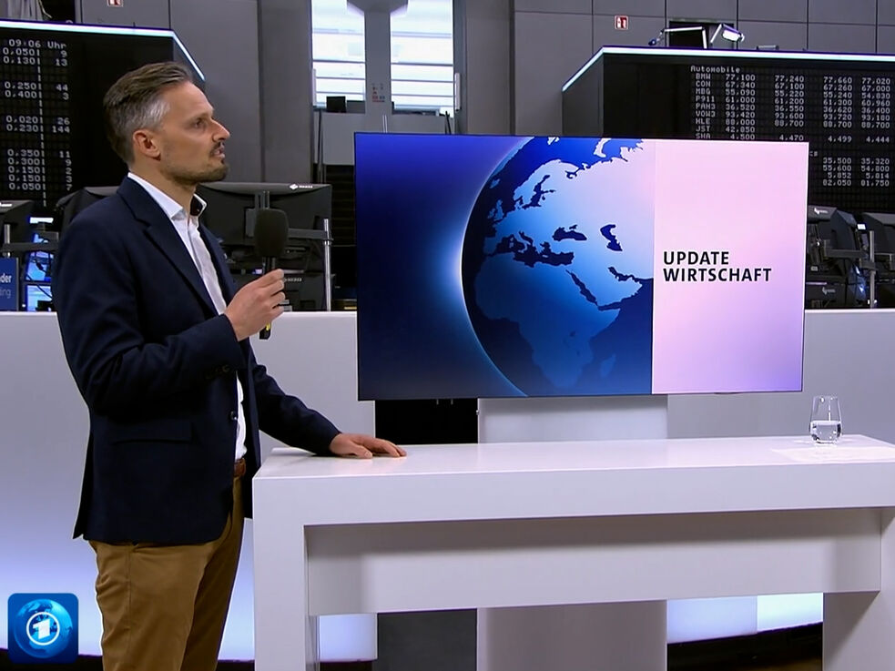 Lukas Adams beim Interview mit Stefan Wolff bei "Update Wirtschaft"