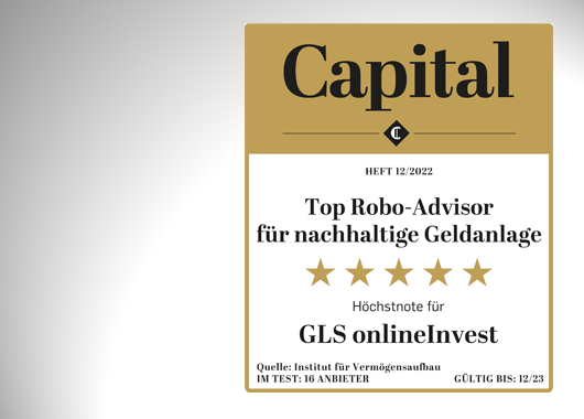 Ausgezeichnet: GLS onlineInvest