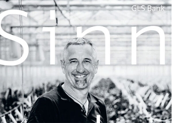 Titel Sinnmacher: männlich gelesene Person in einem Gewächshaus