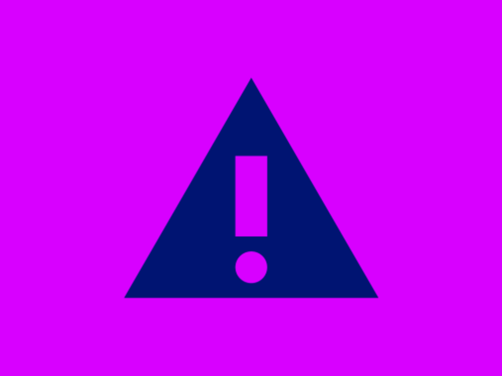 Icon Achtung Schild