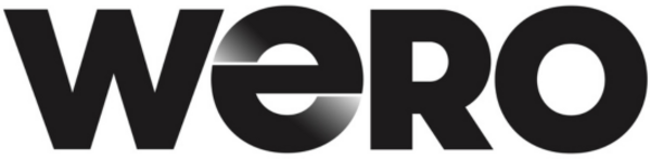 Das Wort WERO in fetten, schwarzen, stilisierten Großbuchstaben.