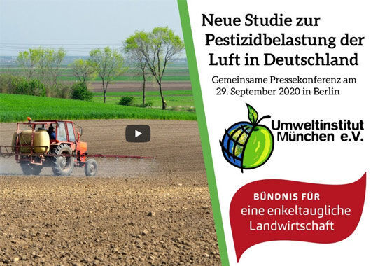 Neue Studie zur Pestizidbelastung in der Luft in Deutschland