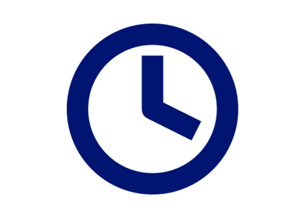 Illustration einer Uhr.