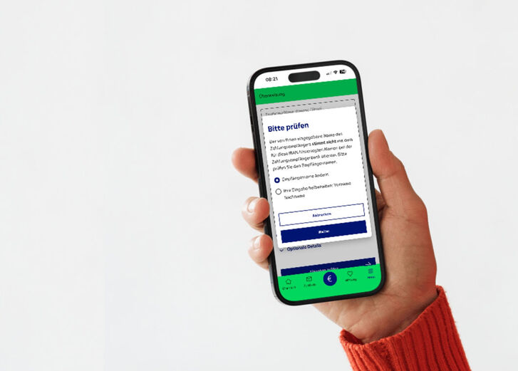 Mehr lesen zu „Empfängerüberprüfung - neu bei Überweisungen“