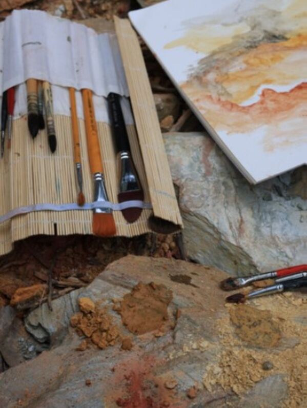 Pinsel und Materialien  Pinsel und Materialien