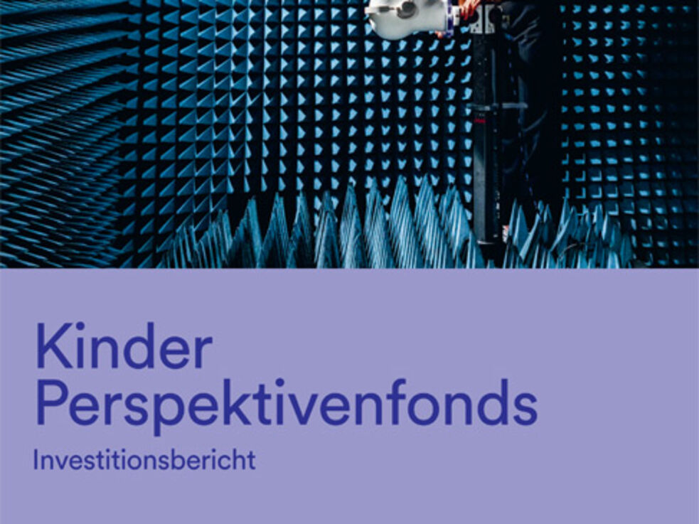 Titelblatt des Investitionsberichts zum Kinder Perspktivenfonds