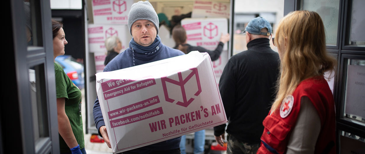 GLS Bank unterstützt Hilfsaktion von Wir packen's an für Geflüchtete an der polnisch-belarussischen Grenze