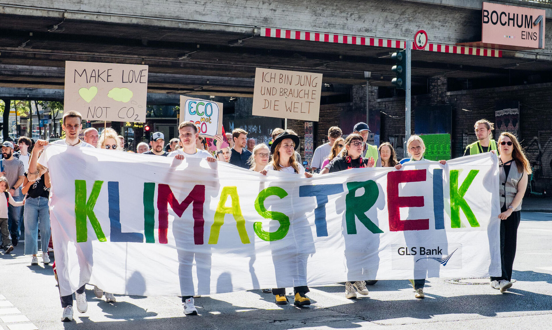 GLS Bank ist dabei beim Klimastreik: für Klimaschutz und Klimagerechtigkeit