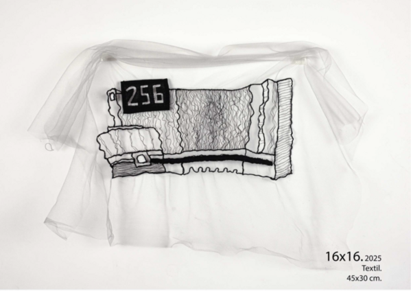 Bild von Textil in schwarz weiß  Bild von Textil in schwarz weiß