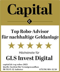 Capital-Auszeichnung: GLS Invest Digital ist Top Robo Advisor 12/26