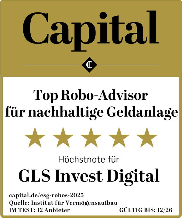 Capital-Auszeichnung: GLS Invest Digital ist Top Robo Advisor 12/26