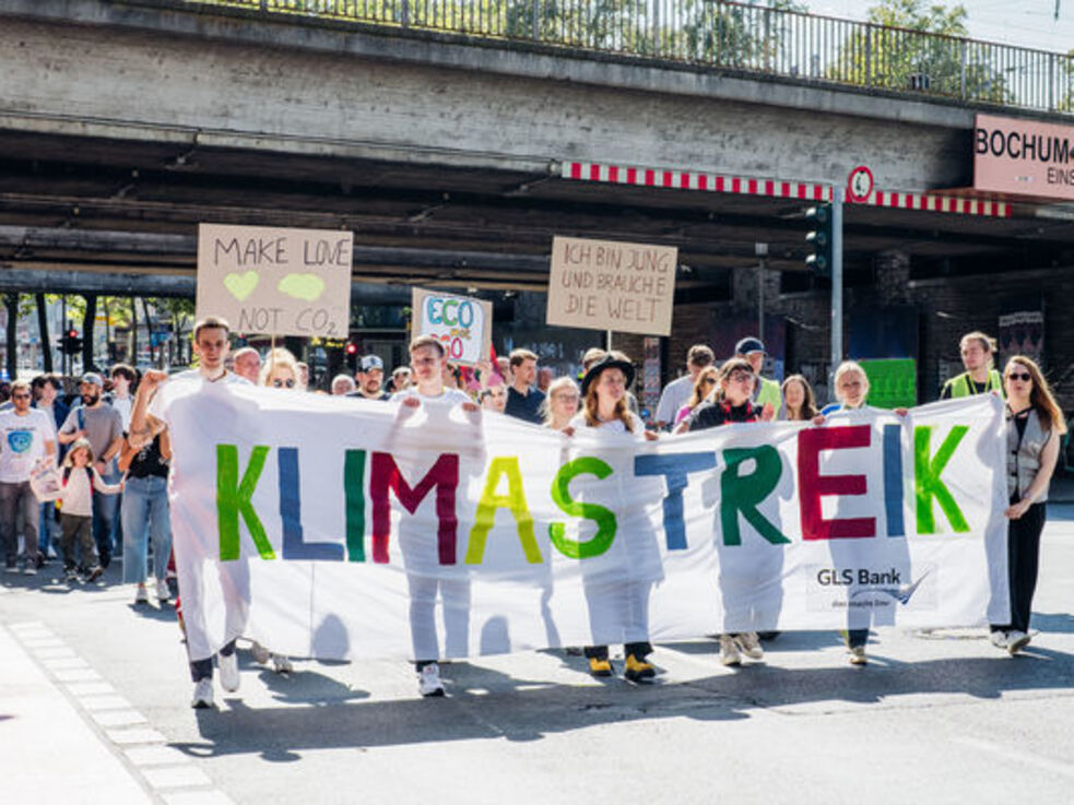 Klimastreik in Bochum mit GLS Bank