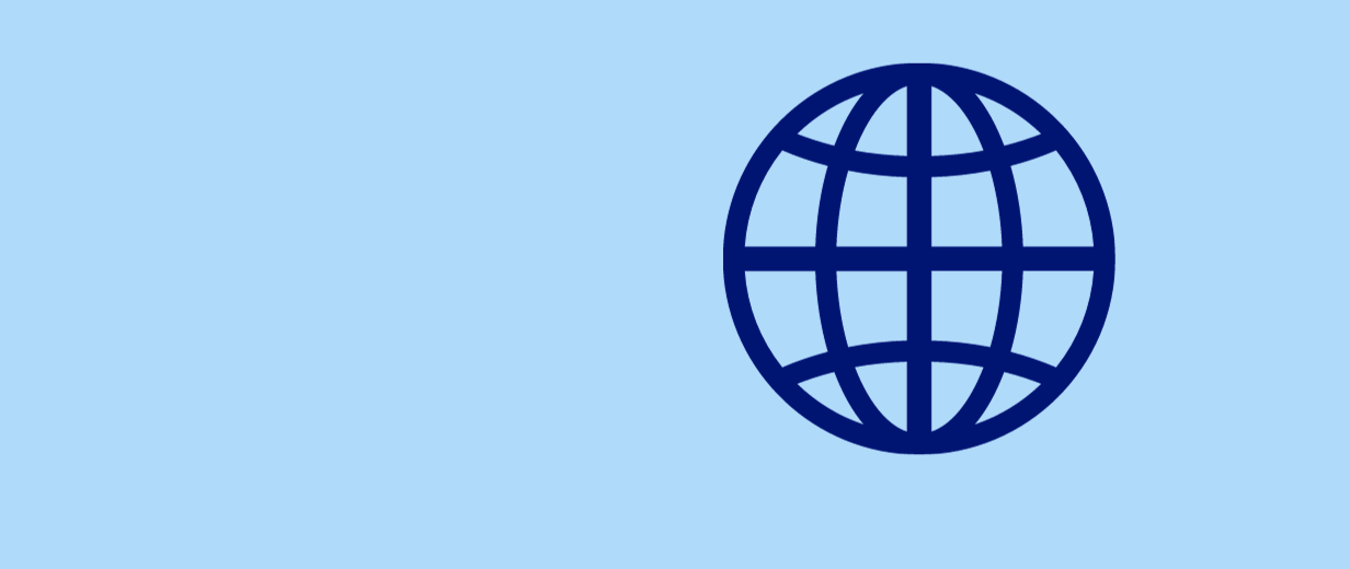 Icon Globus: Internationaler Zahlungsverkehr
