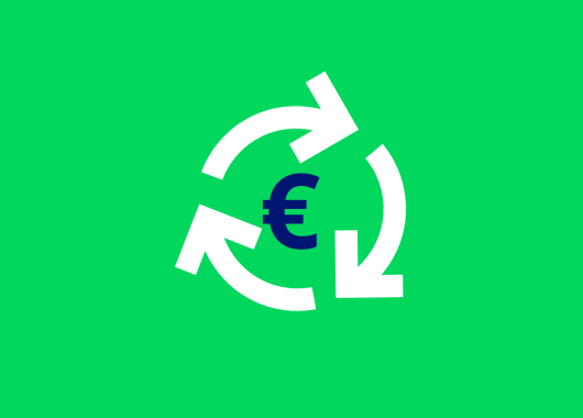 SEPA-Überweisungsträger, Euro und Cent